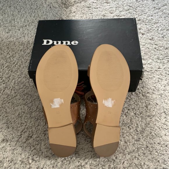 💎NWT Dune London Leather Tassel Sandals💎 - Picture 2 of 4